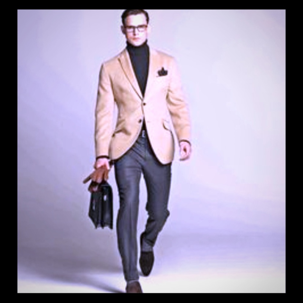 NEW Bespoke 💯% CAMEL 🐫 Hair Men’s Blazer Suit